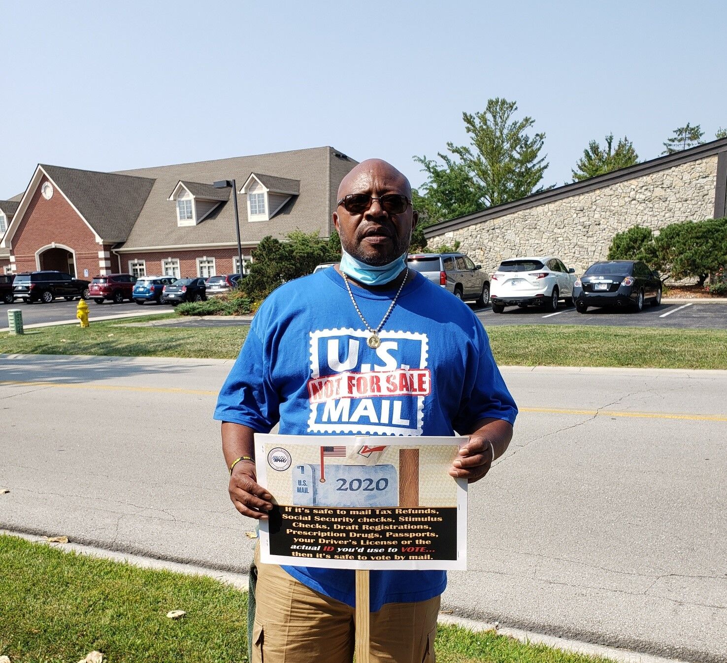 Indianapolis area local APWU president Greg Jones